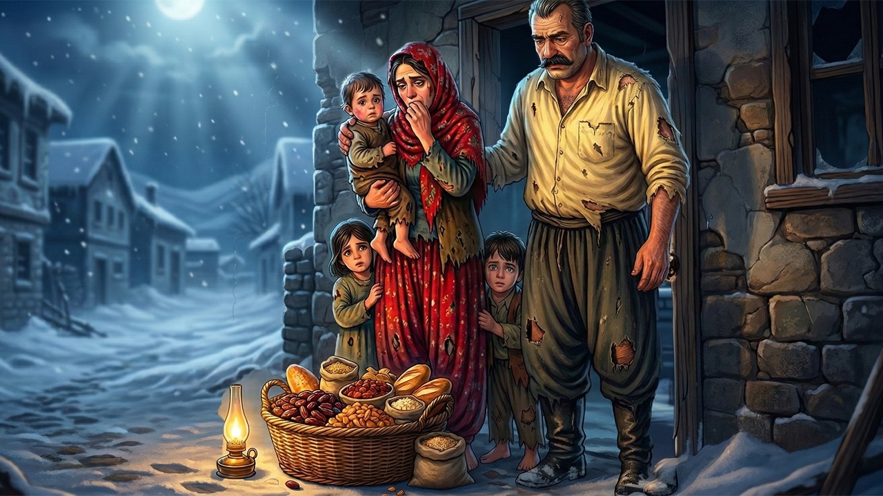 Ramazan Ayı Boyunca Kapıya Gizemli Sepetler Bıraktılar… Gerçek Ortaya Çıkınca Herkes Ağladı!