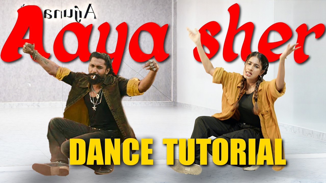 AAYA SHER Trending Hook Step Tutorial 💃🔥 | The Paradise | Vrindharjun