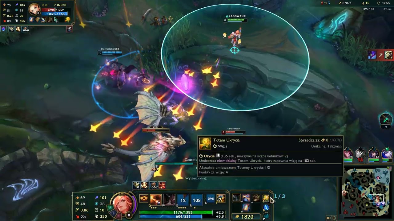 Wygrana botlane dzięki Miss Fortune support