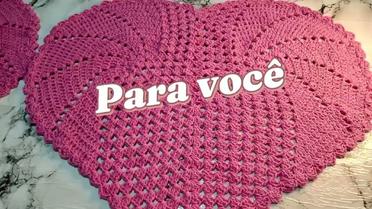 💖💝MEU CORAÇÃO DE CROCHÊ 💖 