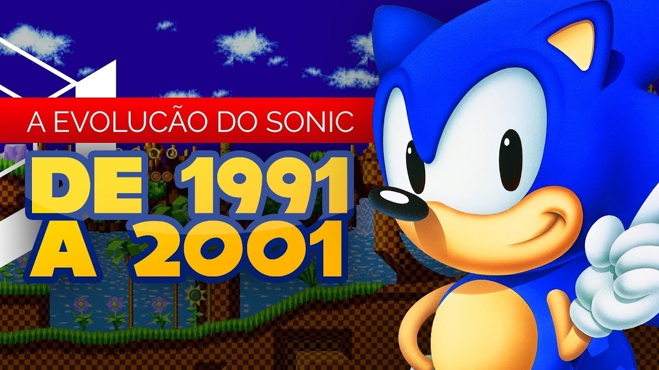 A EVOLUÇÃO DE SONIC - De 1991 a 2001