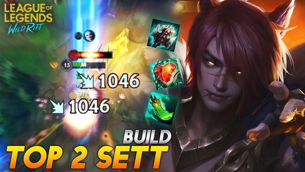 I TRIED TOP 2 SETT BUILD AND IT SOO GOOD!! | SETT VS AATROX | WILDRIFT
