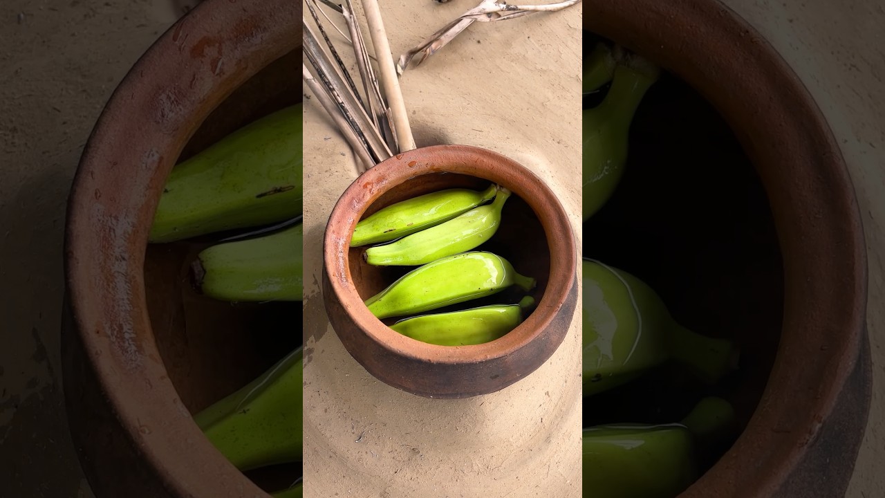 Village Style Banana Bharta | Traditional Bengali Recipe #shorts #recipe #villagefood #indianfood