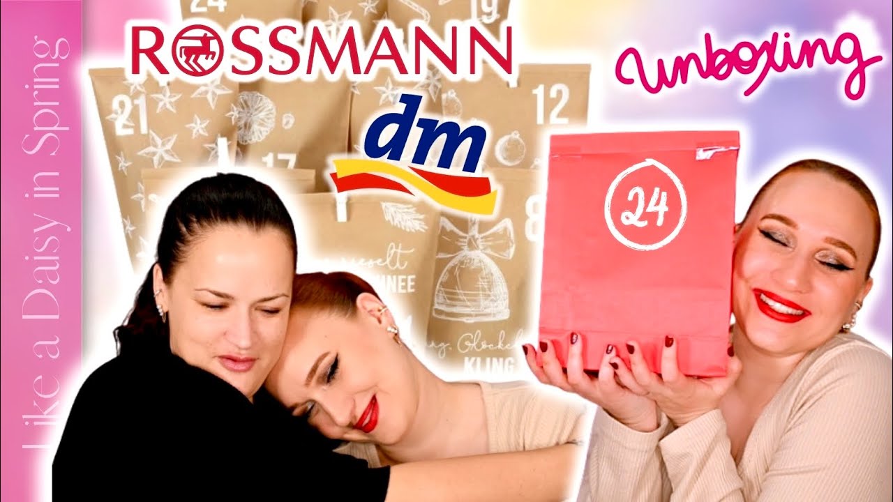 Dm und ROSSMANN Adventskalender UNBOXING | NUR TRÄNEN GELACHT!  😂🤭🎁| LikeADaisyInSpring
