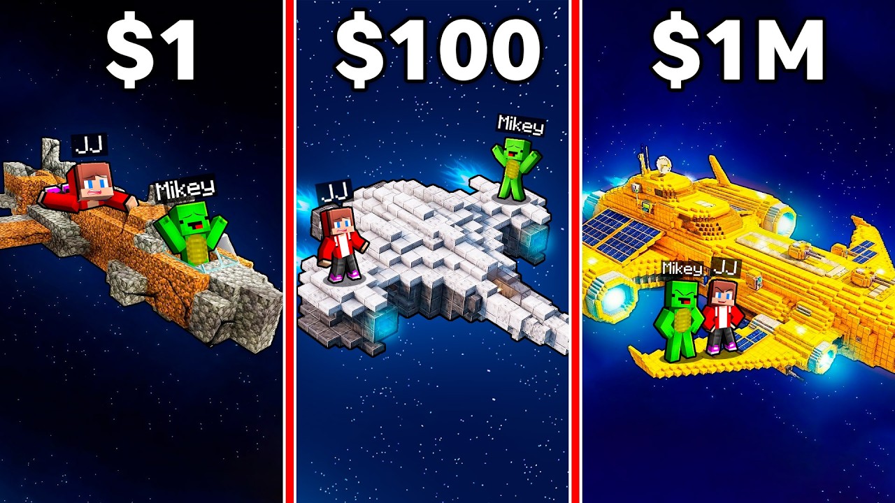 Джей-Джей и Майки: Из бедных в богатые! Звездный бой - Майзен в Minecraft! (Майзен)