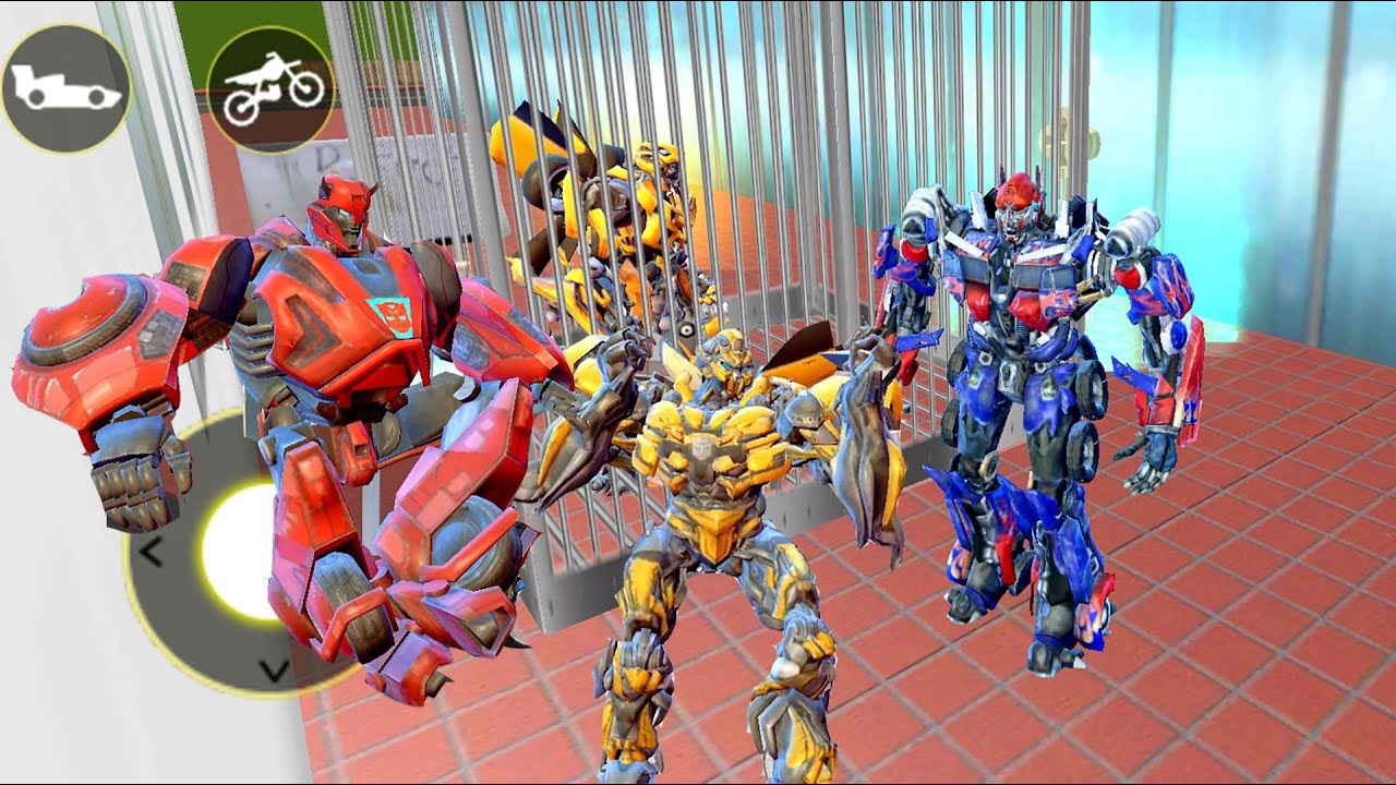 Futuristic robots rescue optimus prime & Bumblebee ^ ^ Robot Car Transform 2020 ^^ Android  Gameplay