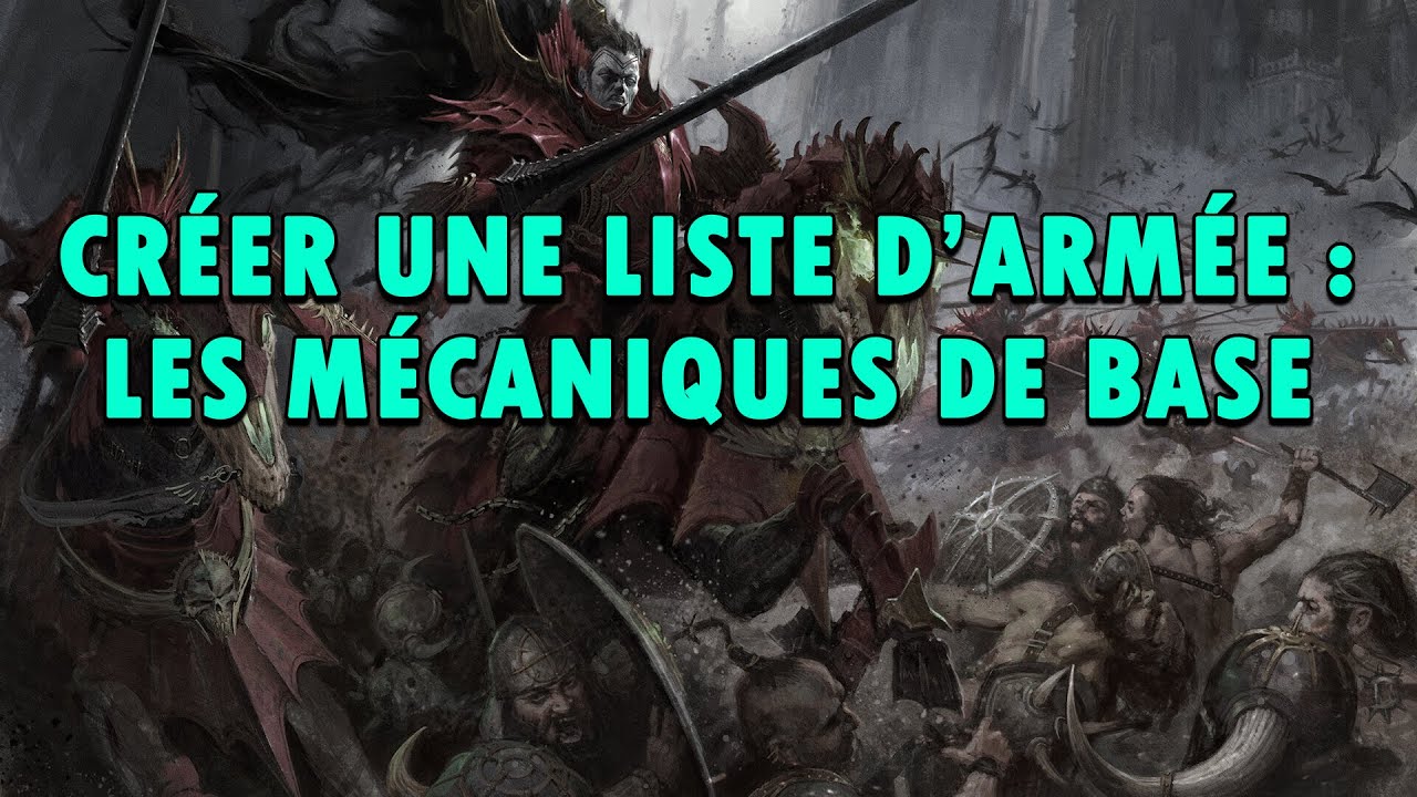 Débuter à Warhammer TOW : créer une liste d'armée !