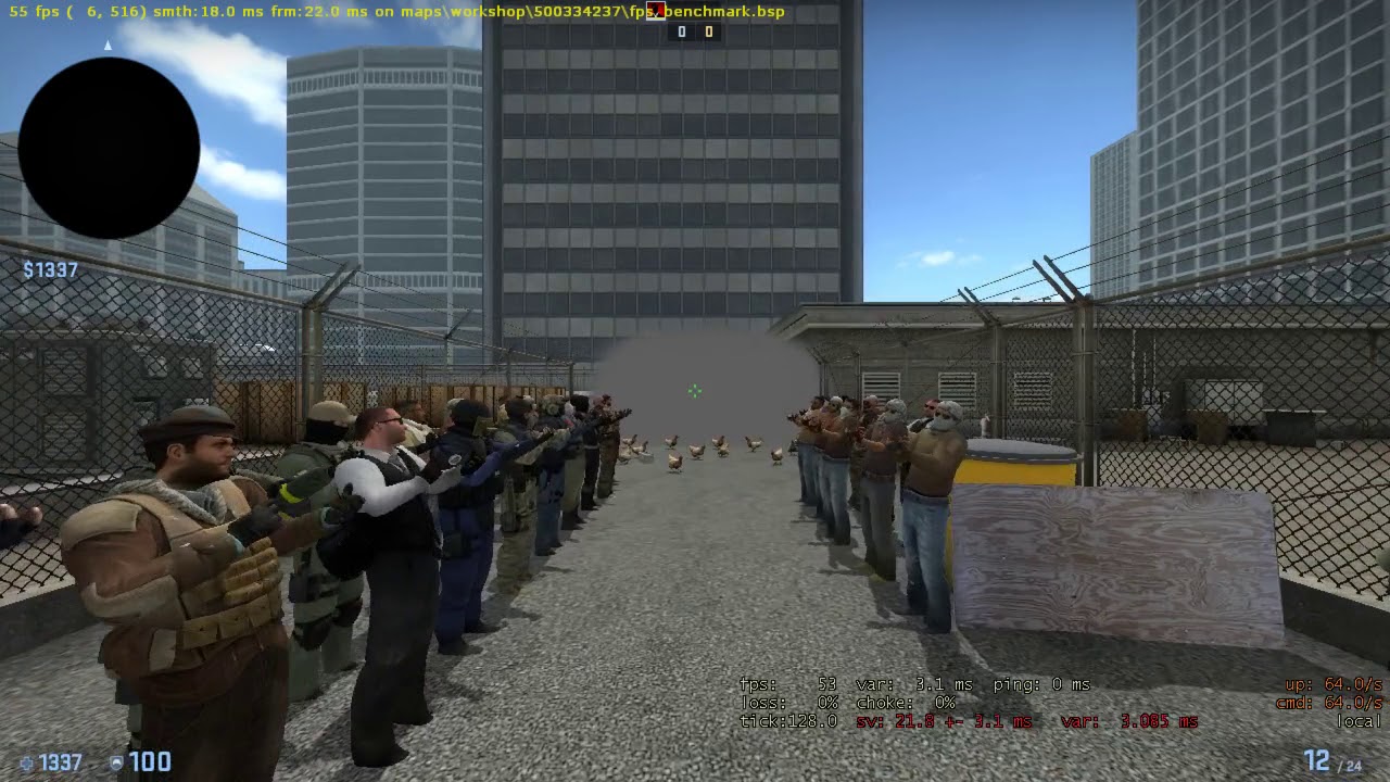 CSGO on GT730 & i5 4590 Fps Benchmark 720p low