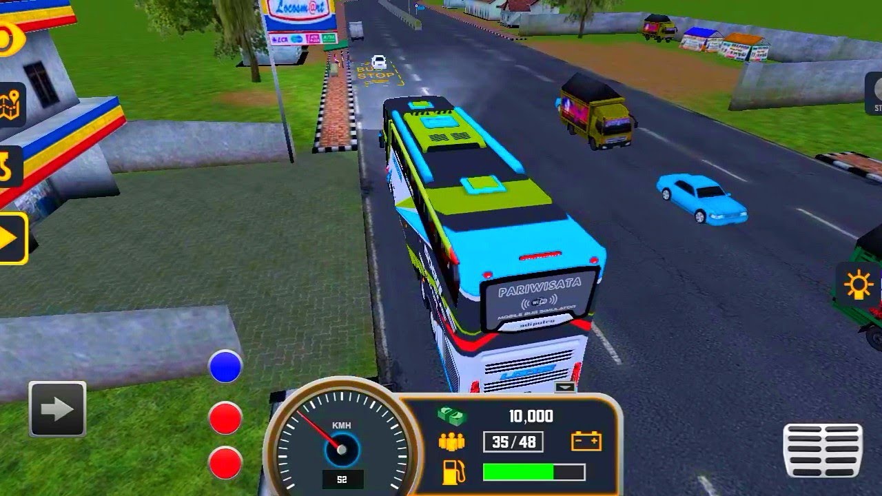 Bus Samunlator Ultimate Mobile Gameplay l Drive the Mercedes-Benz Tourrider Business in Rain 2026