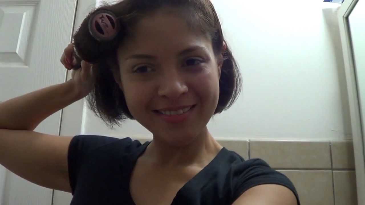 Como secar pelo corto rizado / How to Blow Dry Frizzy Hair