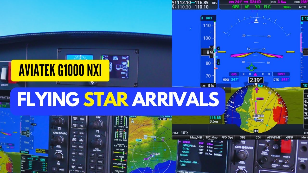 Navigate STAR Arrivals with Precision! Aviatek G1000 NXi Flight Sim Guide