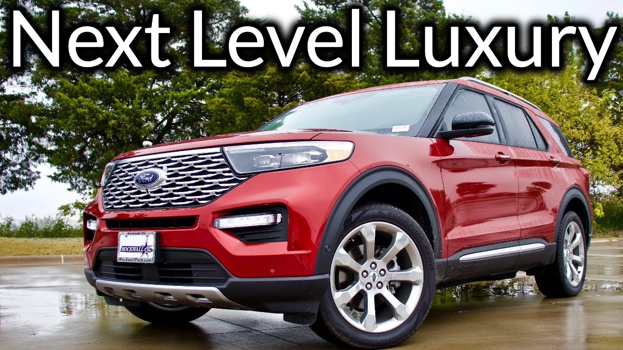 This 2020 Ford Explorer Platinum is INSANE for a Non-Luxury Brand!