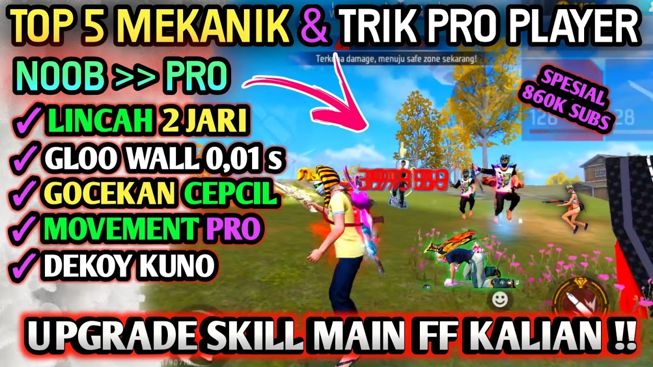 DIJAMIN JAGO❗5 MEKANIK MICRO & MACRO RUSHER FF !! CARA JAGO MAIN FF 2025