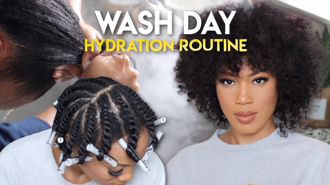 WASH DAY ROUTINE FOR DRY NATURAL HAIR