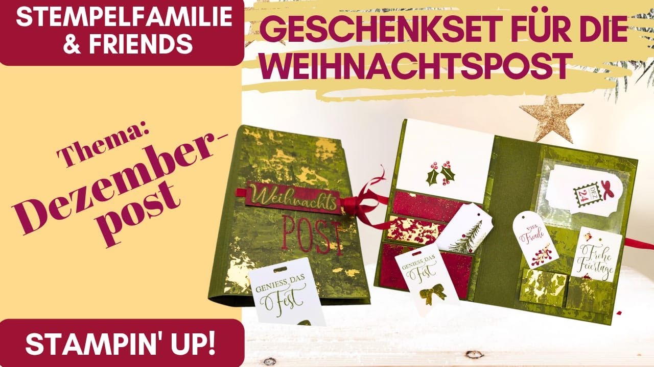 Geschenkset für die Weihnachtspost
