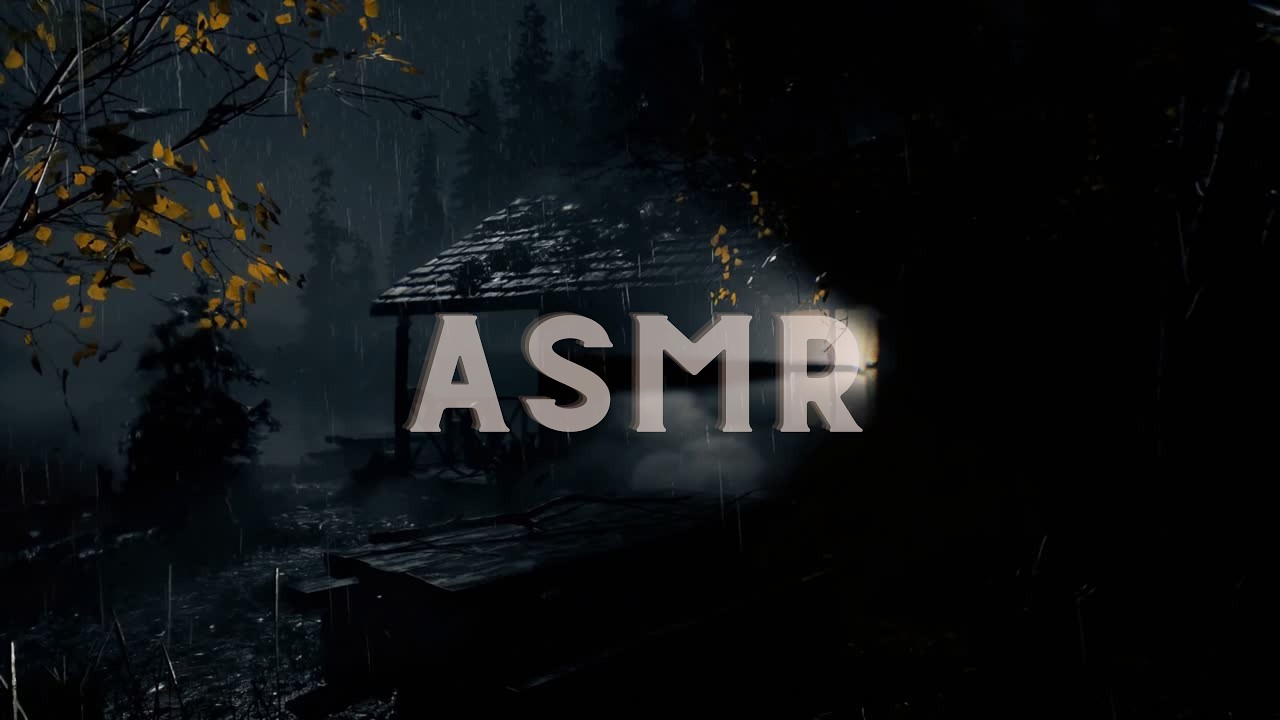 ASMR night rain: calming rhythms to ease your mind 🌙