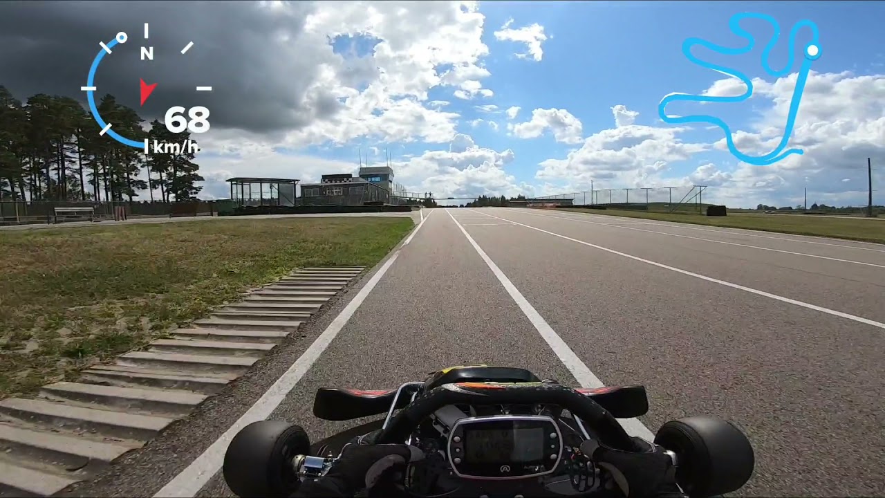 Kristianstad Åsum Ring. First day with a DD2 Rotax