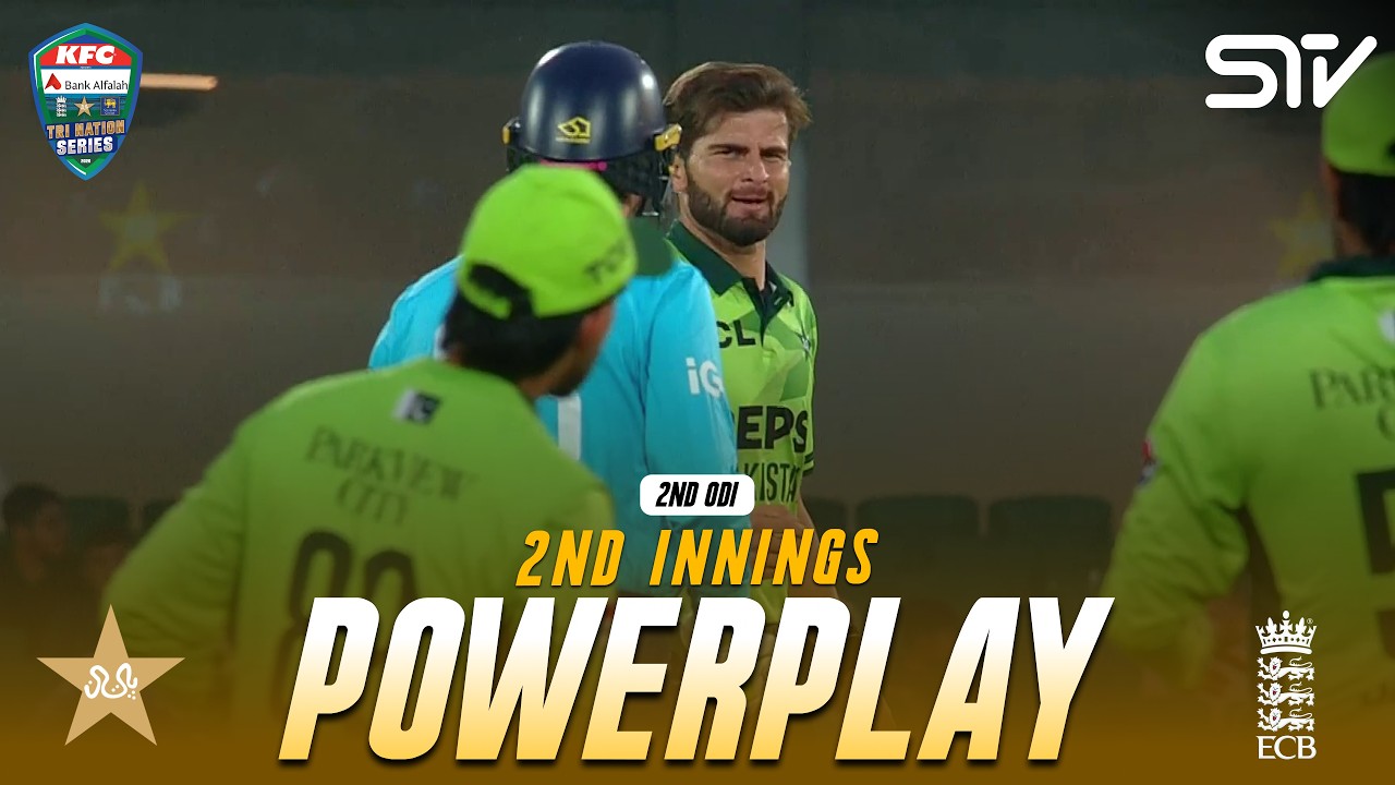 2nd Innings Powerplay | Pakistan vs England | Match 2 | Pakistan ODI Tri-Series 2026 | PCB | M9S1T