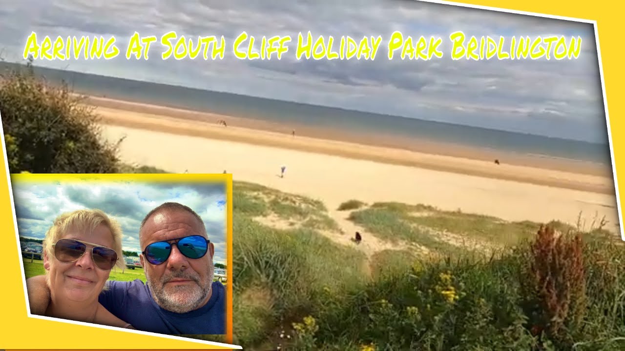 Прибытие в парк отдыха South Cliff в Бридлингтоне