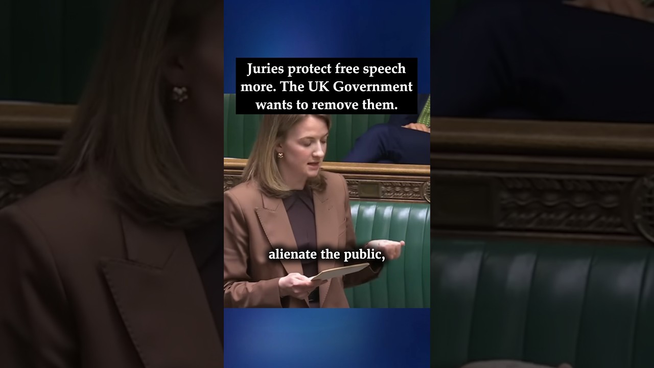 Juries protect free speech more. The UK government wants to remove them. #ukpolitics #freespeech