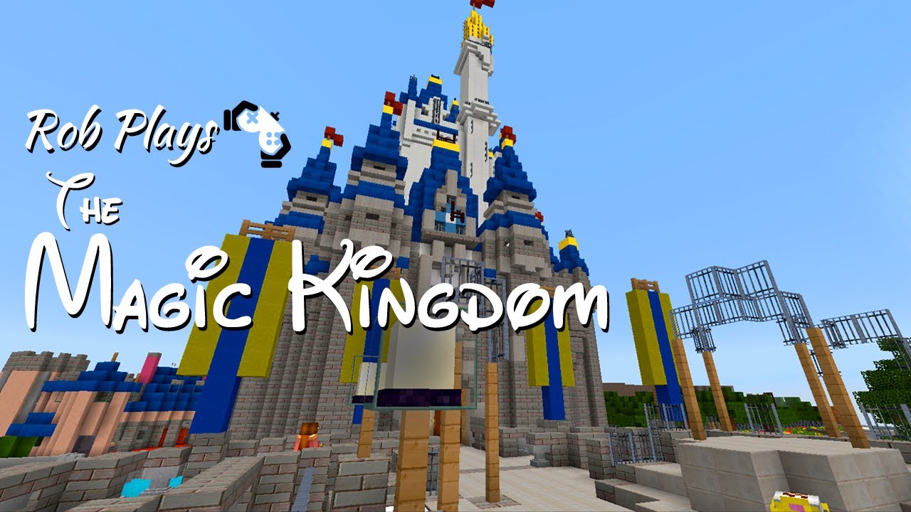 Minecraft Disney World - The Magic Kingdom Part 1