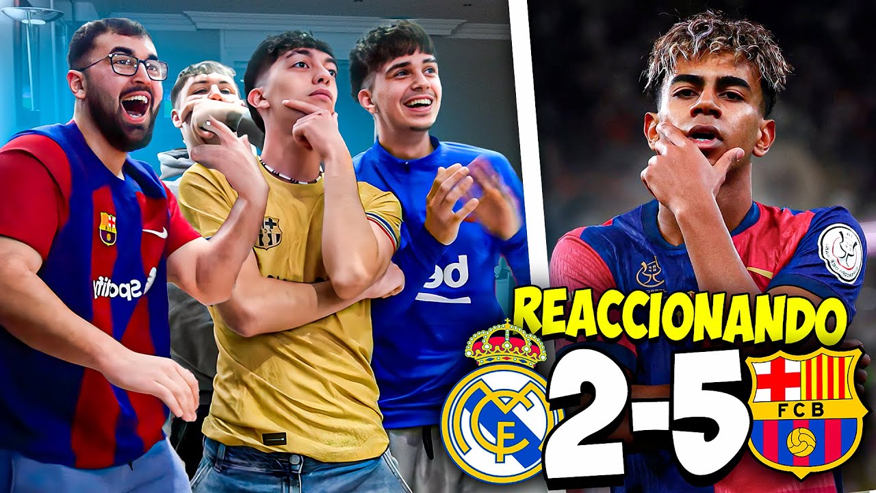 HINCHAS Reaccionan al MADRID 2-5 FC BARCELONA. &iexcl;Madridistas acaban muteados!