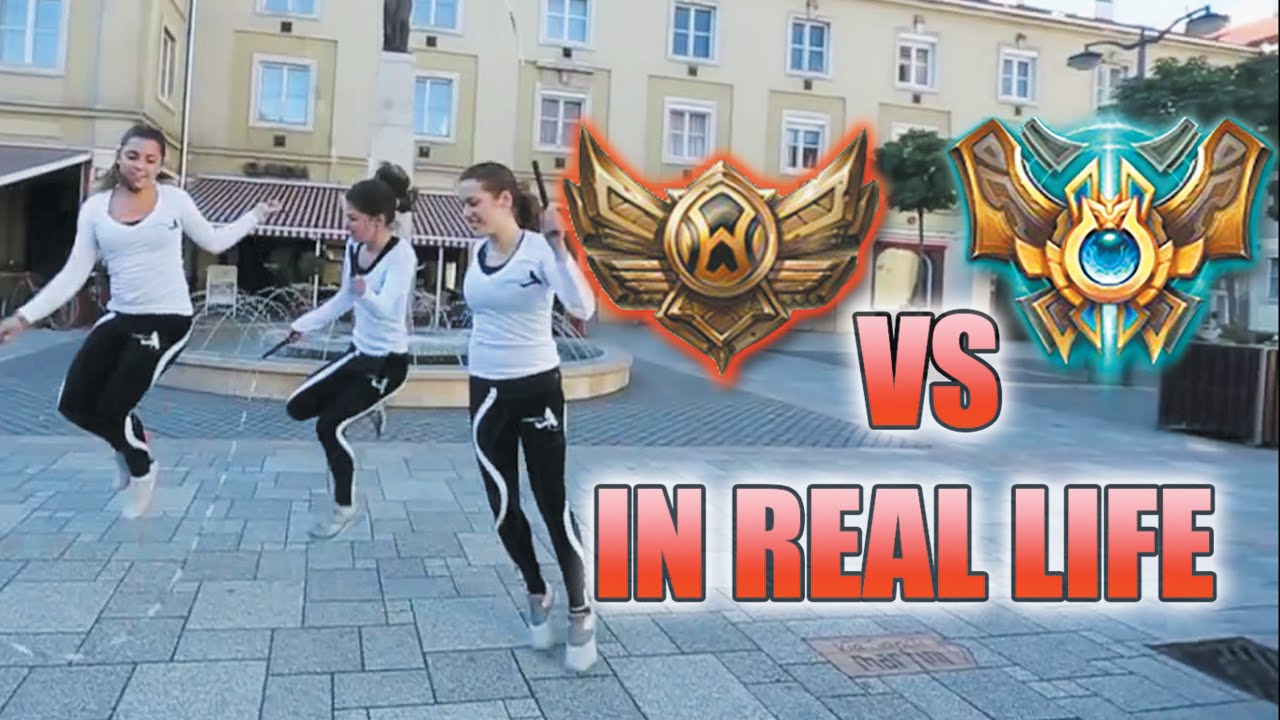 Bronze VS Challenger In Real Life #14 [Amateur VS Professional]