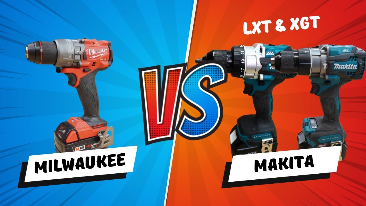 Milwaukee vs Makita - Hammer Drill Rematch!