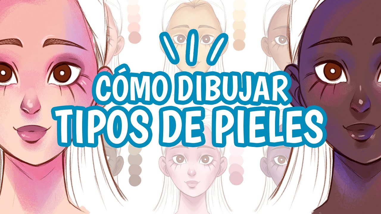 Cómo DIBUJAR distintos TIPOS DE PIELES (Tutorial) ✨ MILIKOEY