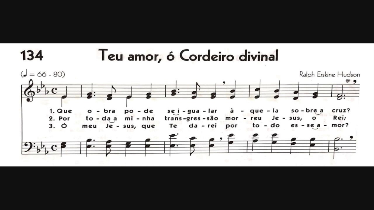 Hinário 5 CCB - Hino 134 - Teu amor, ó Cordeiro divinal - Strings - Teclado Yamaha PSR S670