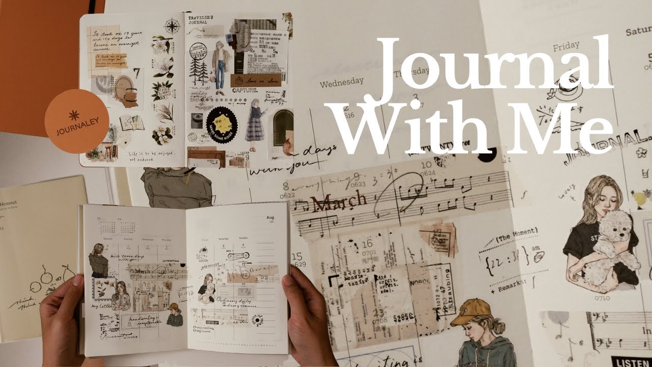 Weekly Journal With Me: #JOURNALEY & 寄思手帳 x 茄子先生