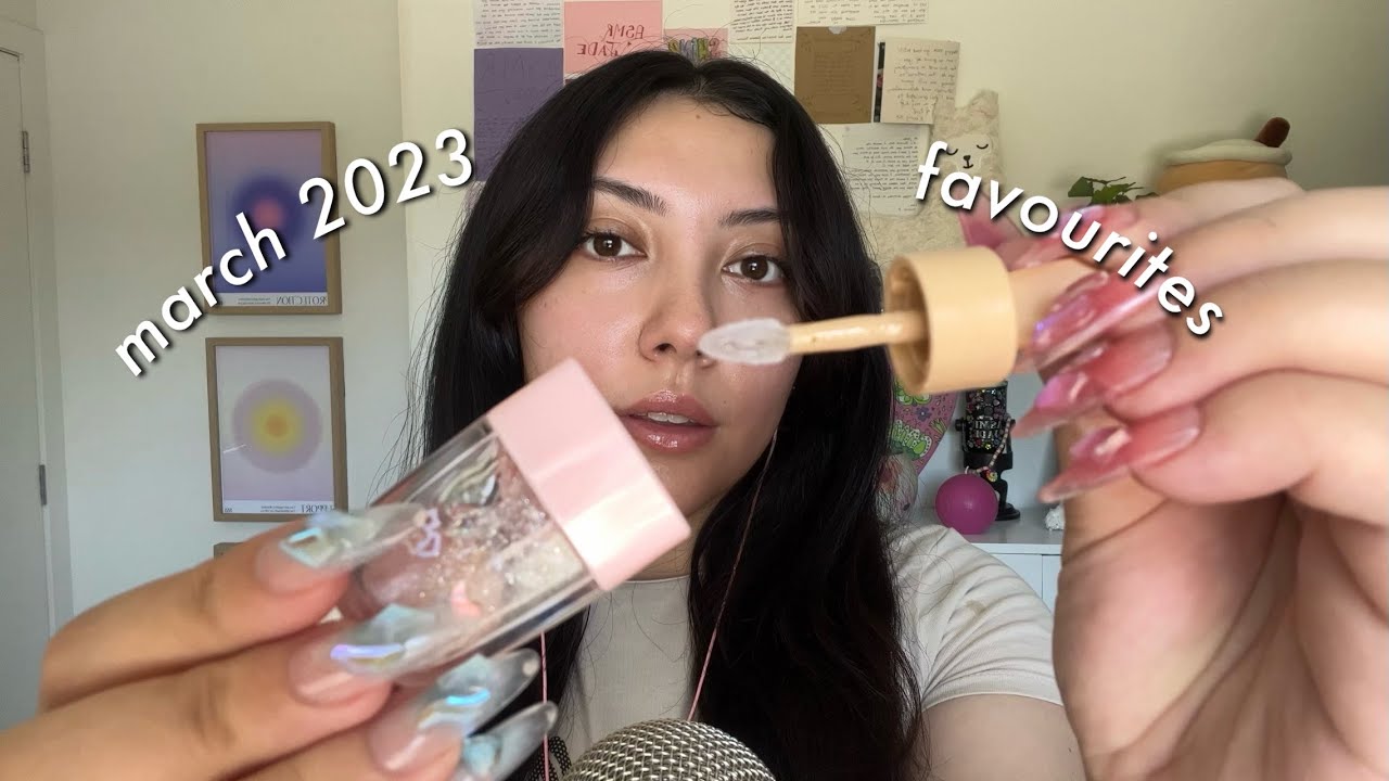 ASMR my current favourites (march 2023) 💗 ~self care, hygiene products, triggers~