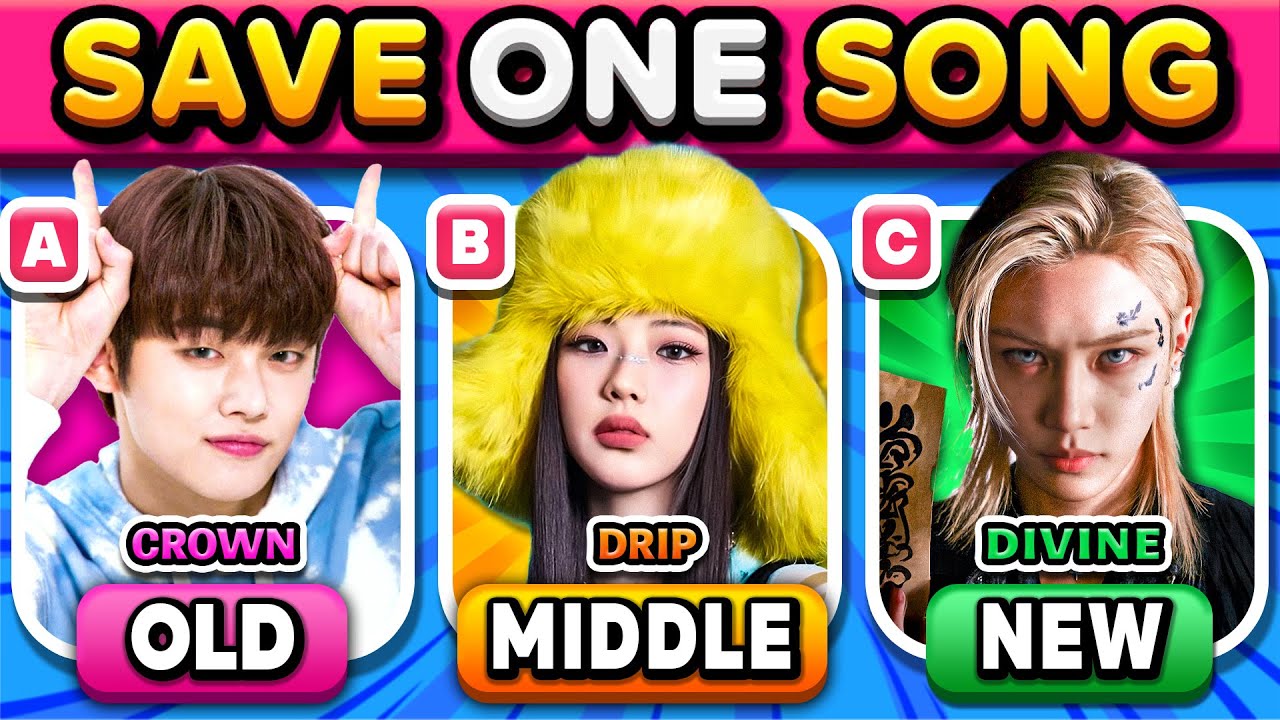 Old vs Middle vs New 🎵 Save One Song Per Group ✨ Kpop Quiz 2025