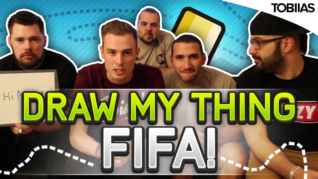 REAL LIFE DRAW MY THING FIFA 16 w/ THE FAMILY!!!