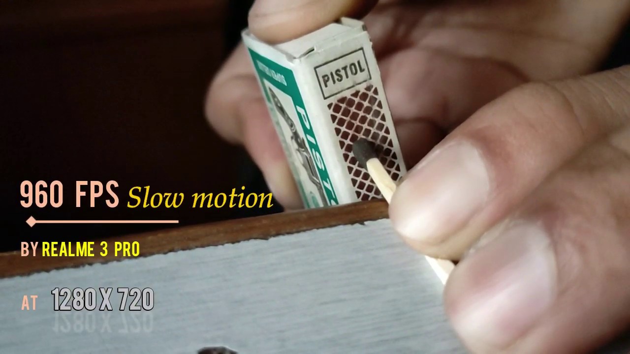 960 fps super slow-motion samples of Realme 3 pro