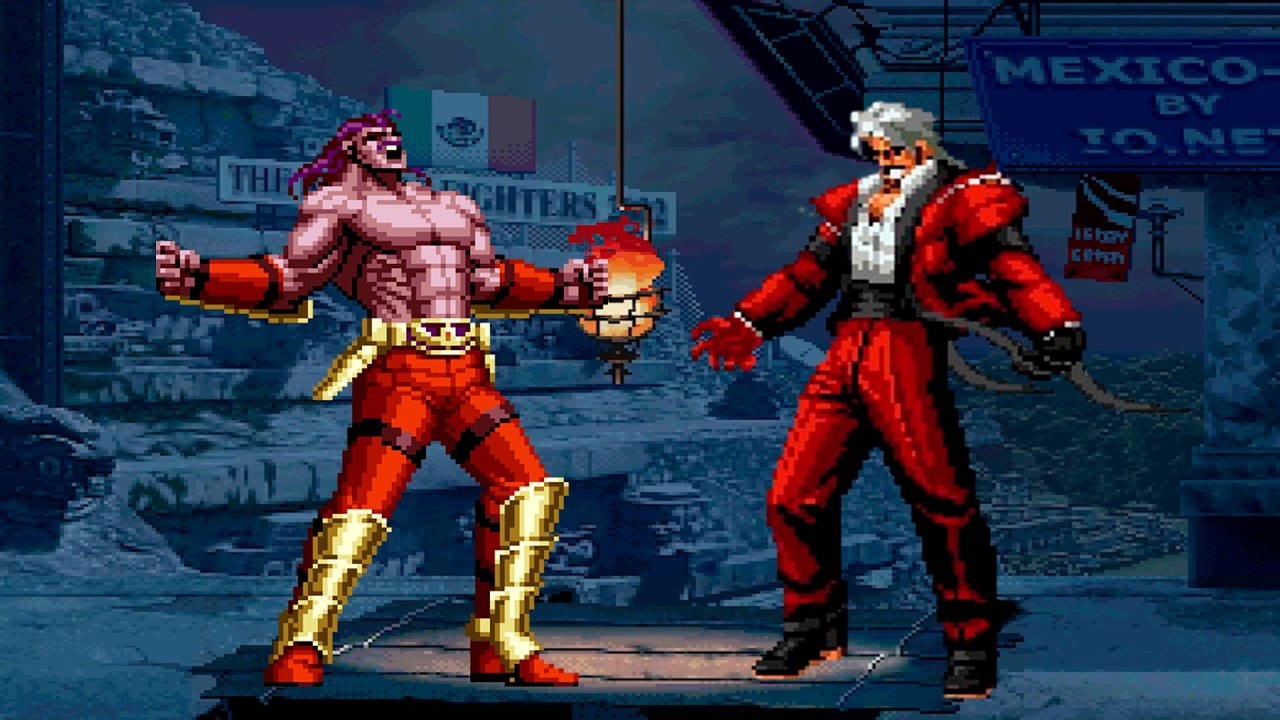 [KOF Mugen] Yuri, Ryo, Mature & Rugal Team vs Naomi, Terry, Vice & Krauser Team
