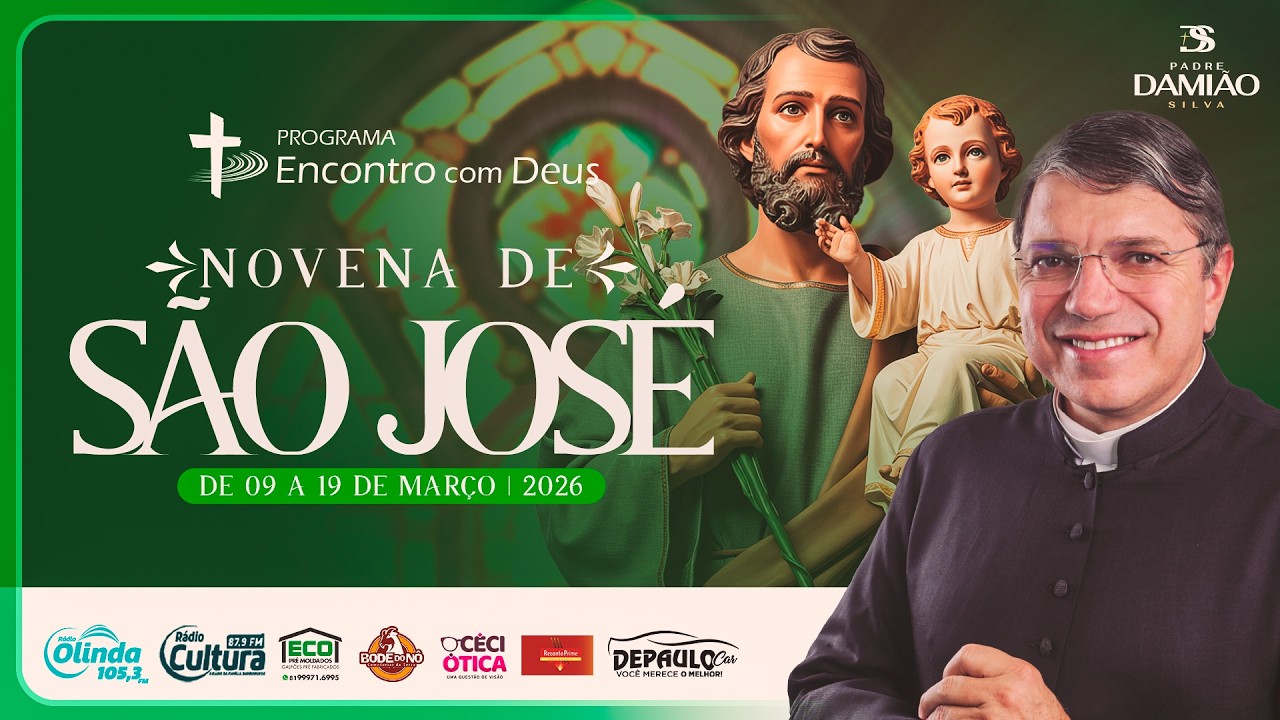 Encontro com Deus | 10.03.2026 |NOVENA DE SÃO JOSÉ - 2º DIA