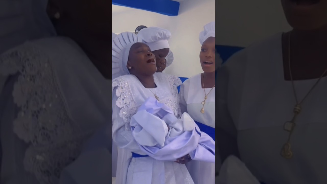 Sweetest Video Today... The Prophets are blessed. Naming Ceremony of Baby in Celestial Church.