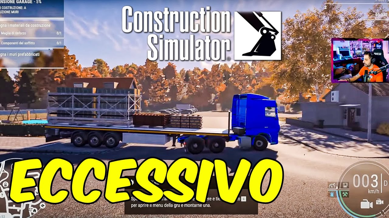 COSTRUIAMO UN GARAGE CON MEZZI ECCESSIVI - Construction Simulator - Gameplay ITA - 02