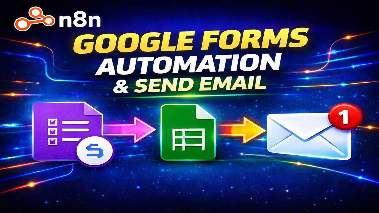 Как автоматизировать ответы в Google Forms с помощью n8n (Google Sheets + отправка электронных пи...