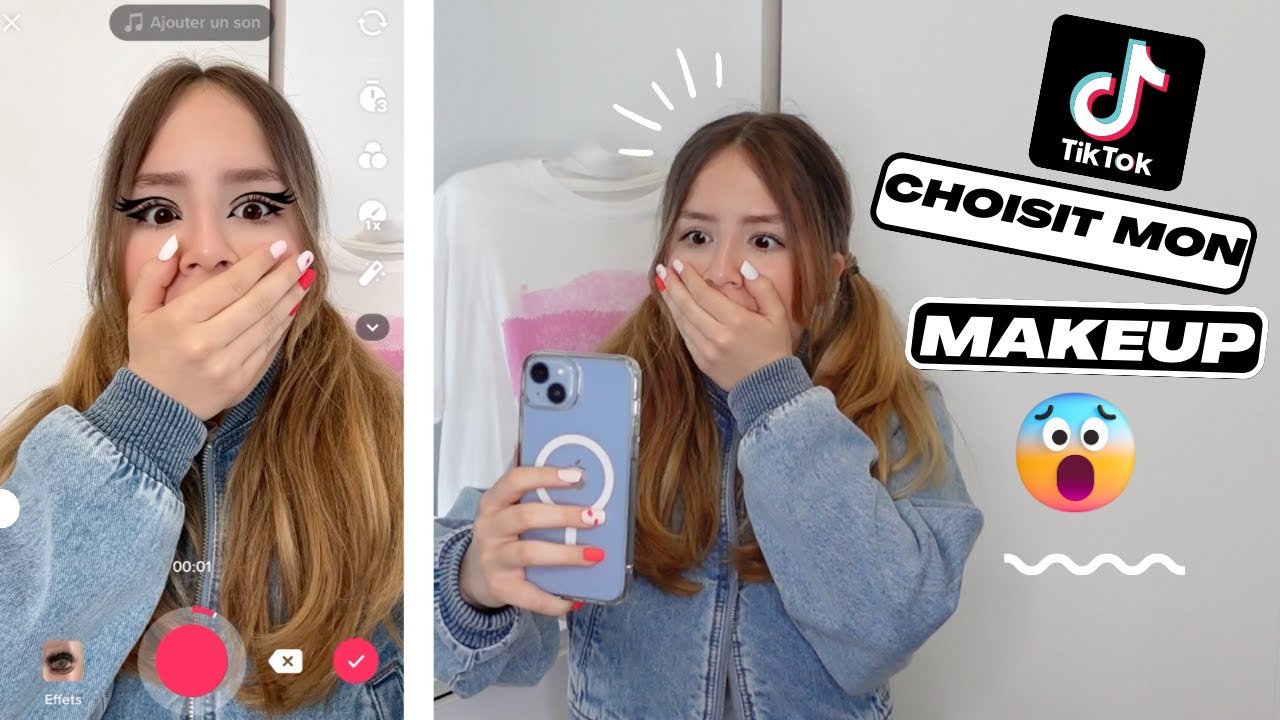 Les filtres TIKTOK choisissent mon makeup 😅