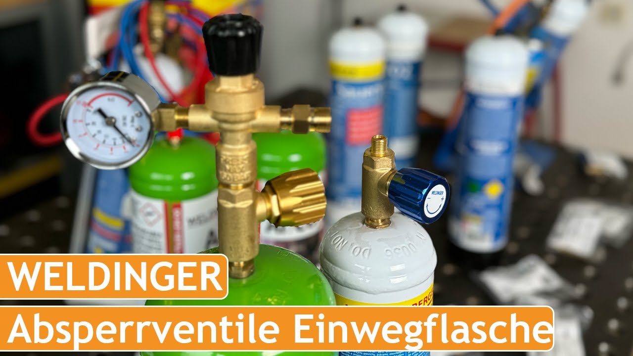 Flaschenverschlussventil für Einwegflaschen | Absperrventile von WELDINGER
