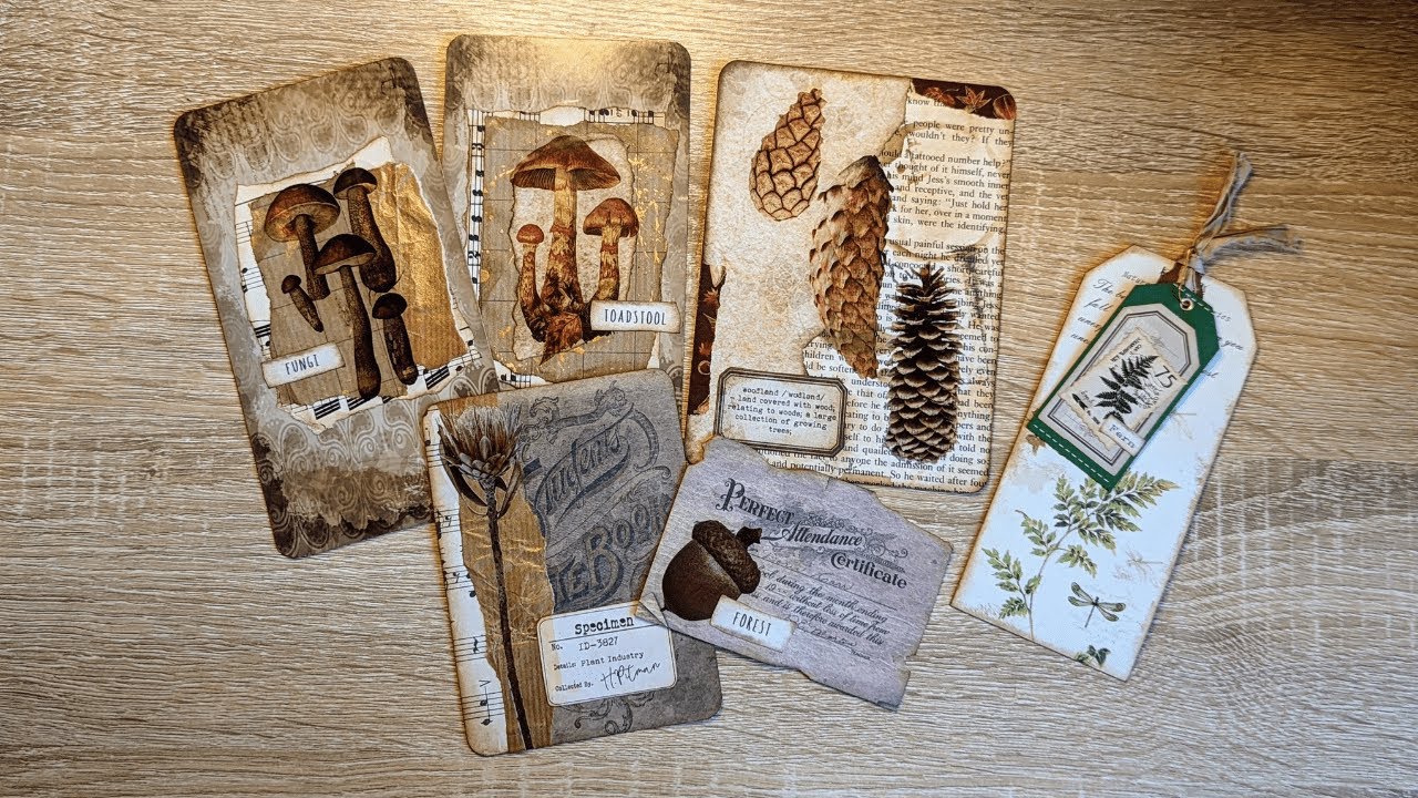 Making Junk Journal Ephemera From Trash & Packaging ~ Shop Your Stash/Trash ~ Autumn Journal Ideas