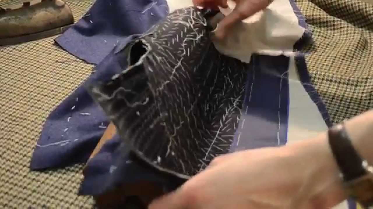 The Making of a Coat #21 Ripping & Smoothing Padding the Lapels