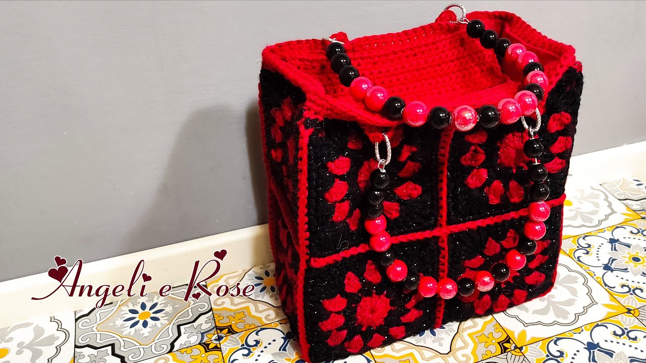 DIY- BORSA GRANNY.. MANICI DI PERLE