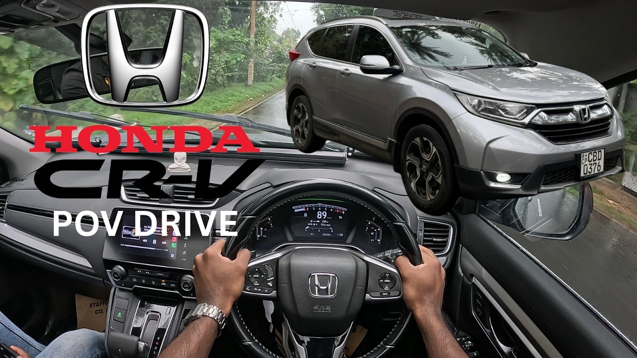 Honda CR-V POV Drive In Rain/Mountains