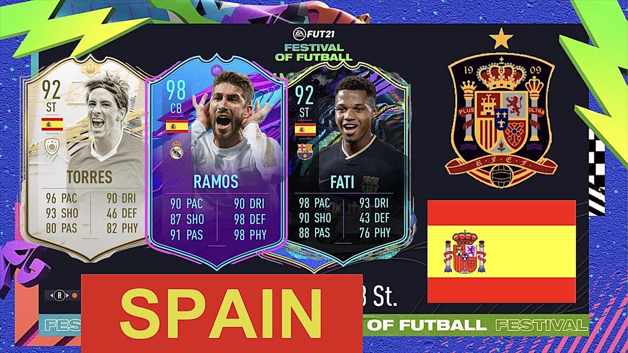 FIFA 21: MY SPANISH TEAM ft. RAMOS 98, TORRES 92 and FATI 92 I FIFA 21 ULTIMATE TEAM