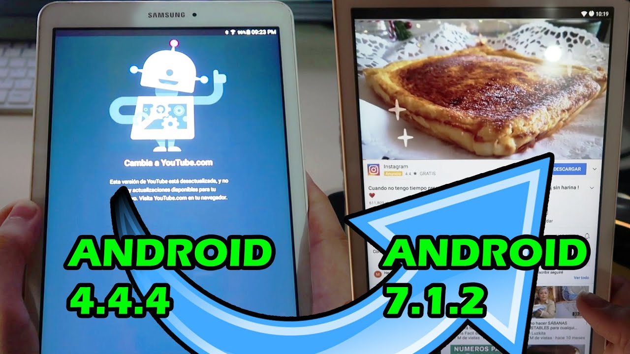 CÓMO ACTUALIZAR DE ANDROID 4.4 A 7.1 EN LA TABLET SAMSUNG TAB E T560 9.6! | Serch Geek