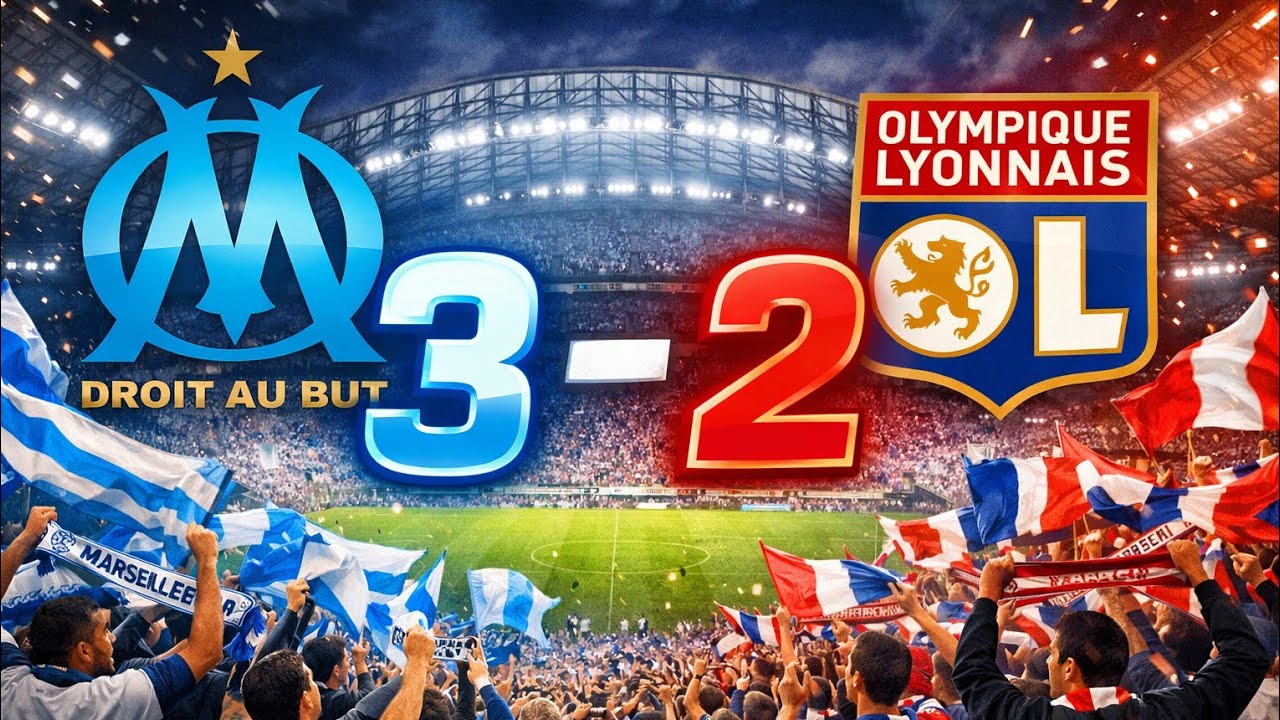 Debrief OM Marseille 3-2 Lyon OL.Endrick 2x passeur mais defaite a l'arrivée. #football #marseille