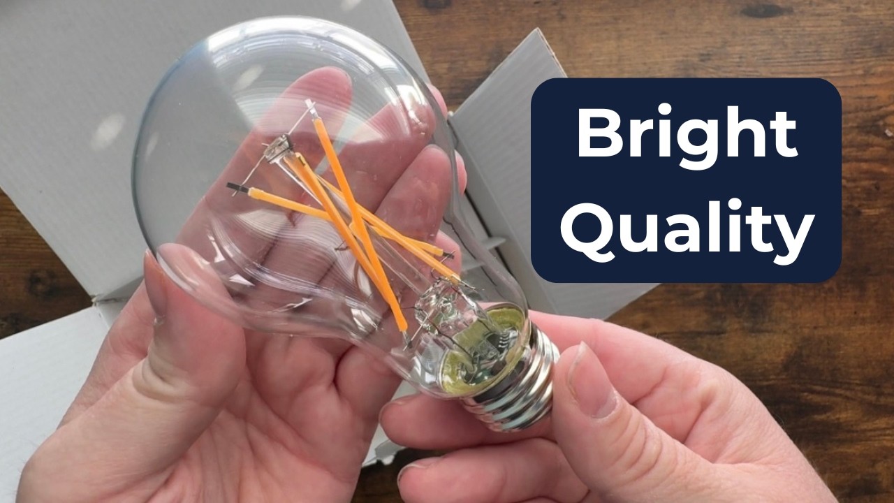 Bright But Not Overwhelming - LED Filament Bulb Review